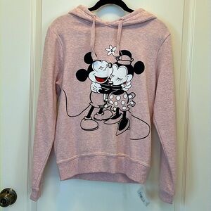 Disney Mickey/Minnie Pink Hoodie Sweatshirt